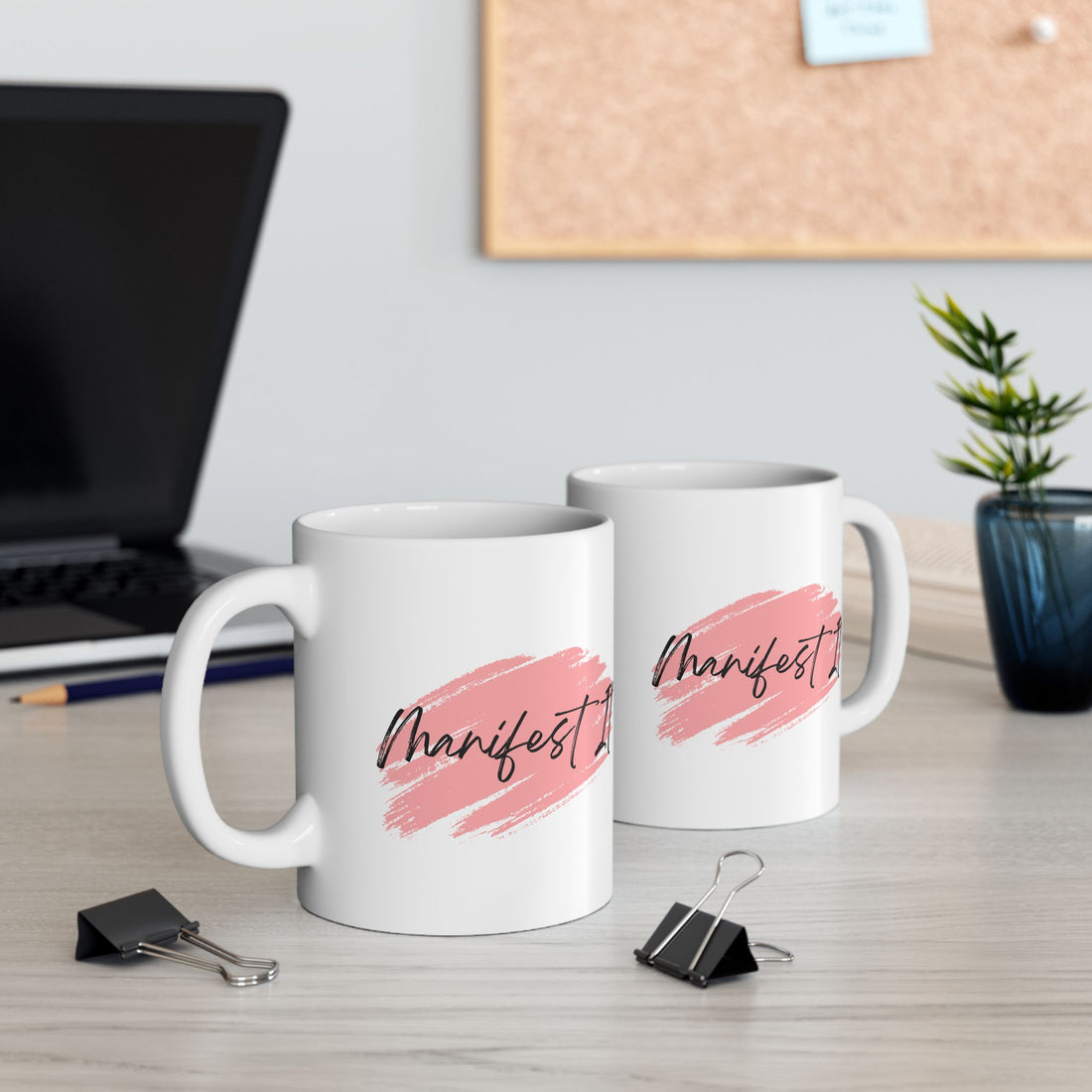 Manifest It Graphic Ceramic Mug