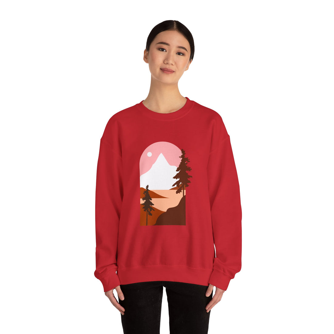 Arched Escape: Scenic Graphic Sweatshirt