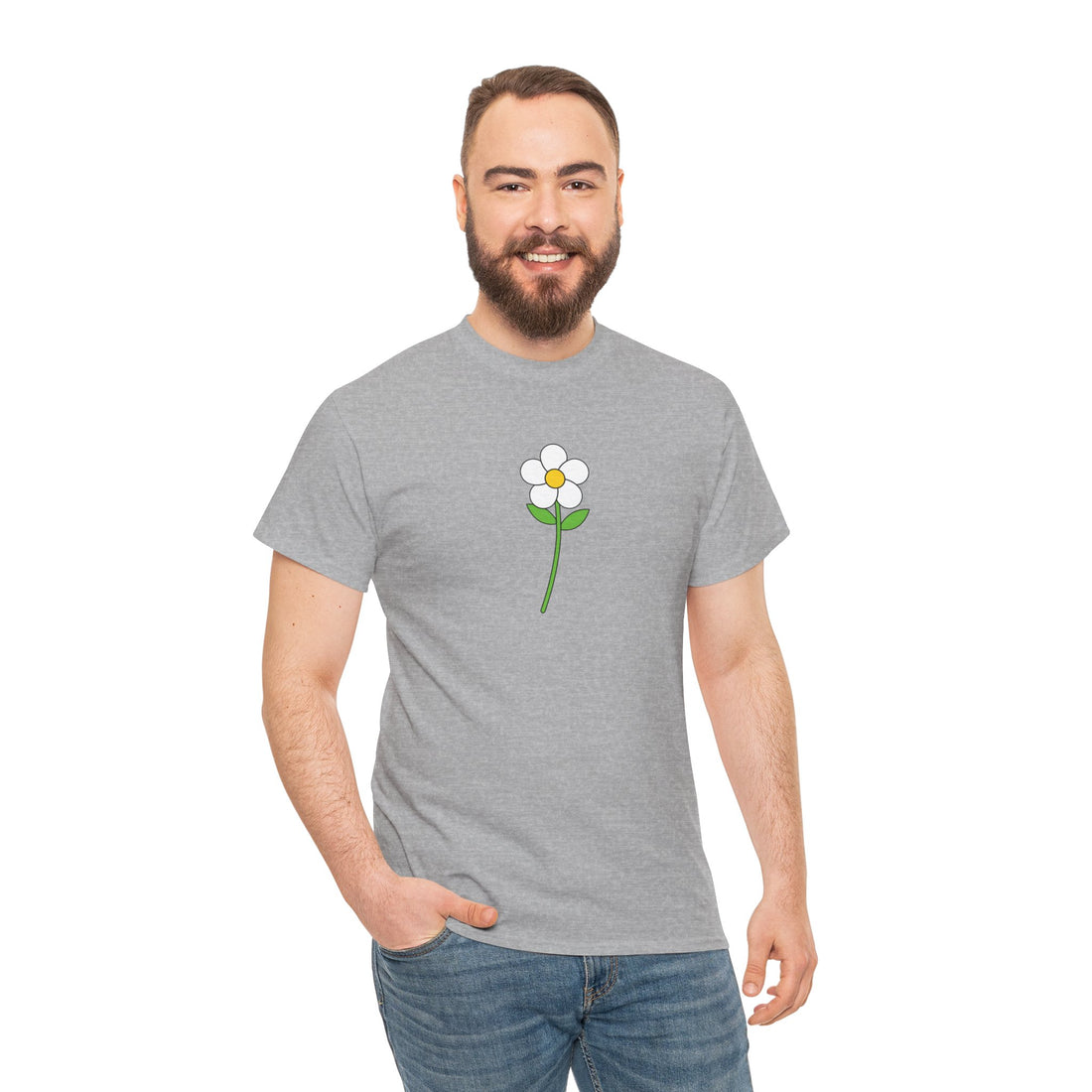 Minimalist Flower Graphic Tee