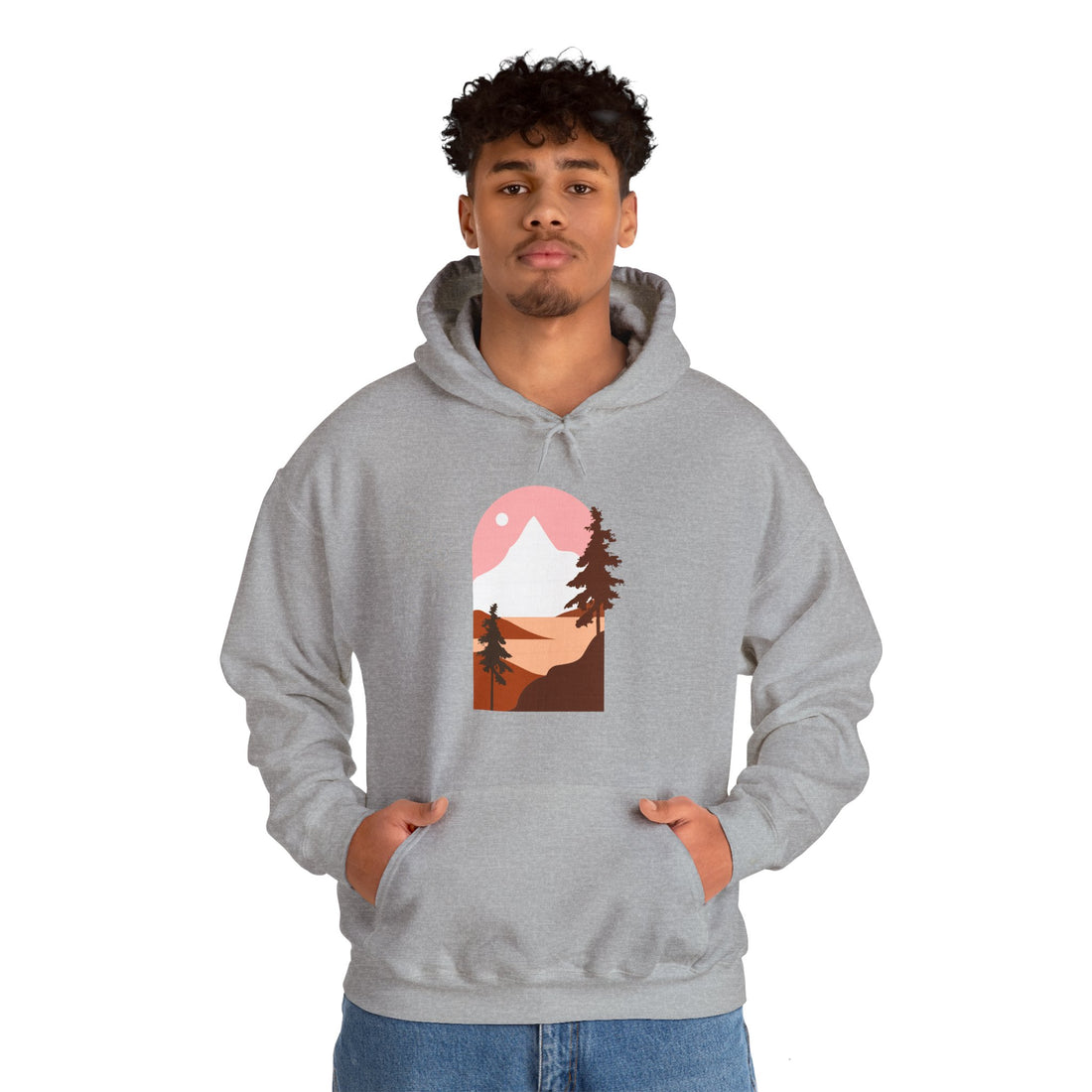 Arched Escape: Scenic Graphic Hoodie