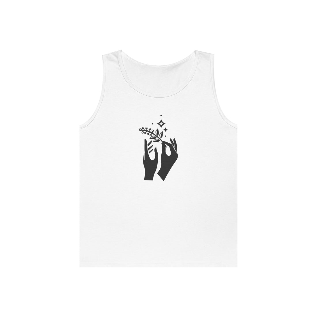 Nature-Inspired Graphic Heavy Cotton Tank Top