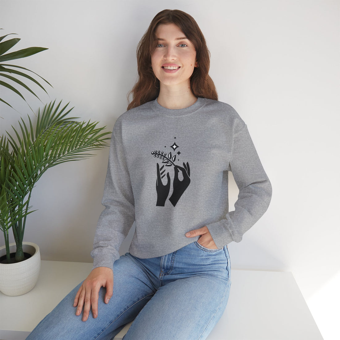 Nature-Inspired Graphic Sweatshirt