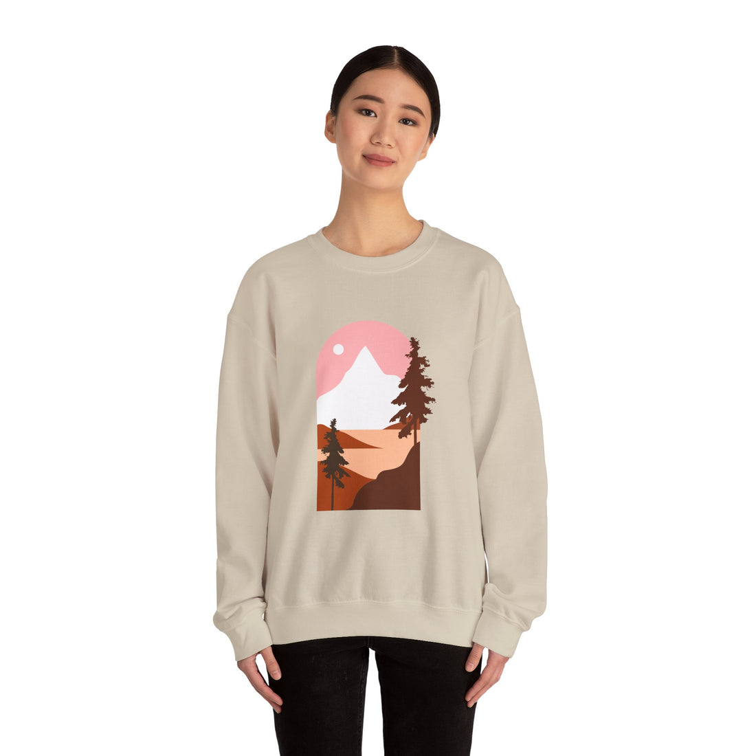 Arched Escape: Scenic Graphic Sweatshirt