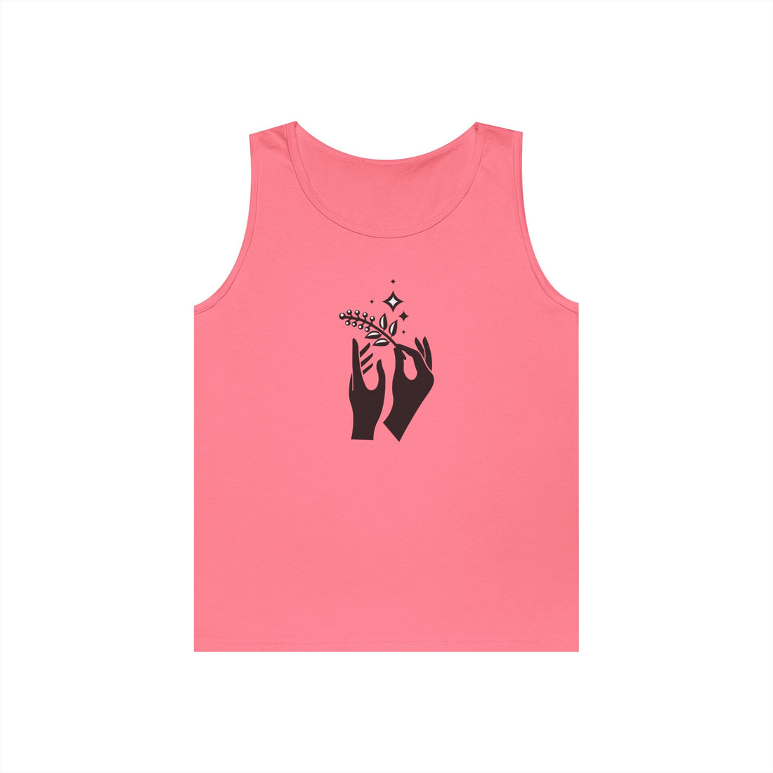 Nature-Inspired Graphic Heavy Cotton Tank Top