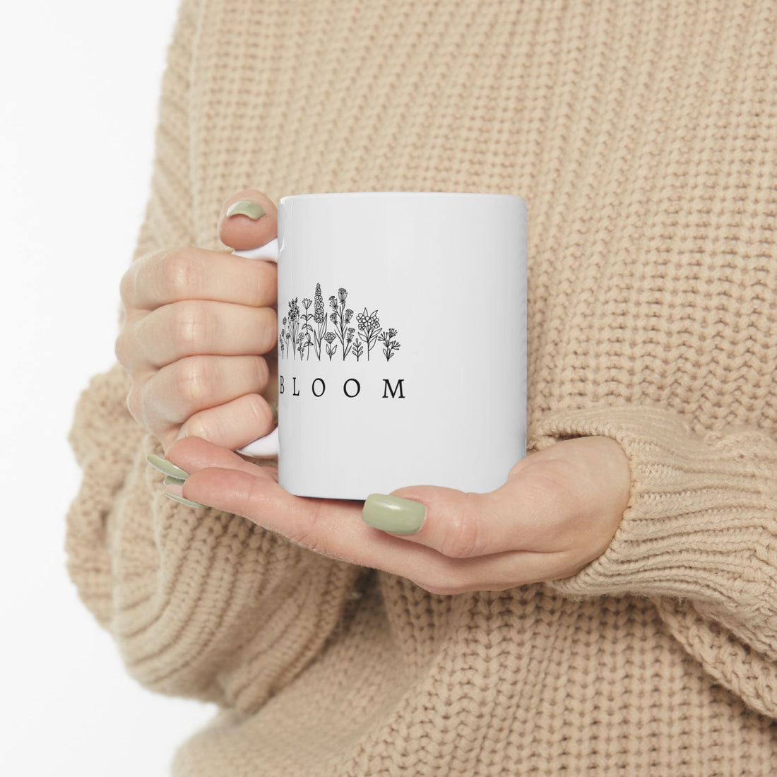 Bloom Flower Graphic Ceramic Mug