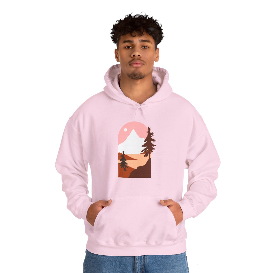 Arched Escape: Scenic Graphic Hoodie