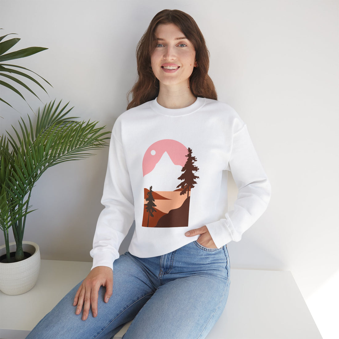 Arched Escape: Scenic Graphic Sweatshirt