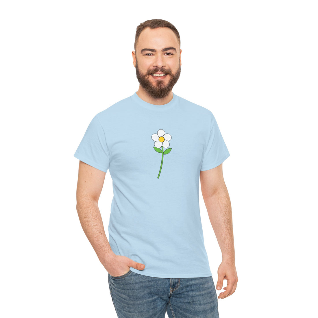 Minimalist Flower Graphic Tee