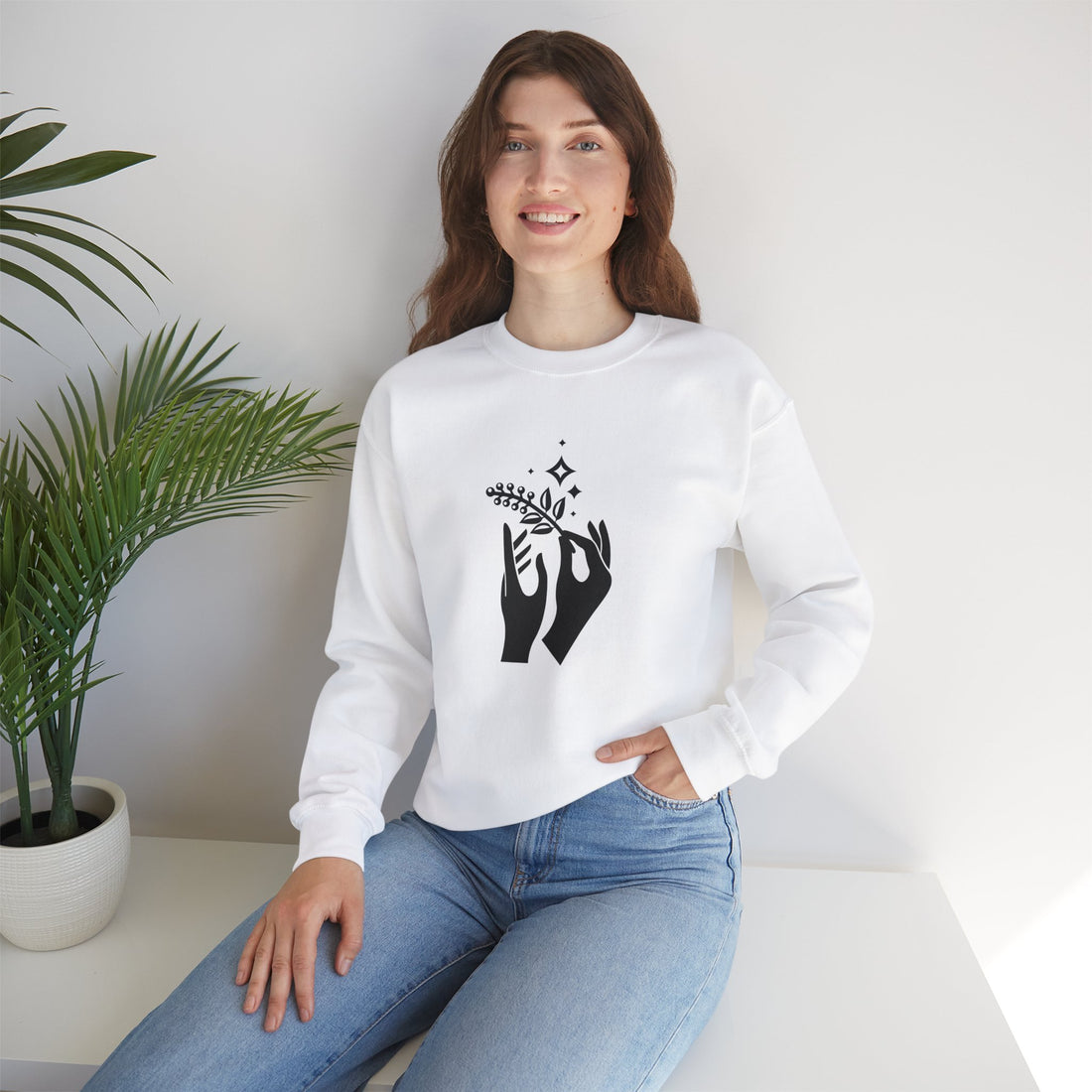 Nature-Inspired Graphic Sweatshirt