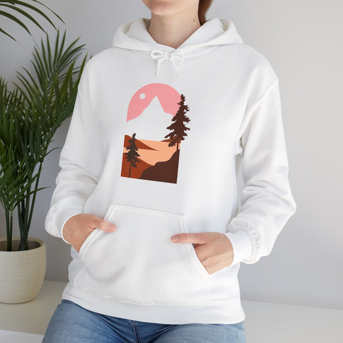 Arched Escape: Scenic Graphic Hoodie