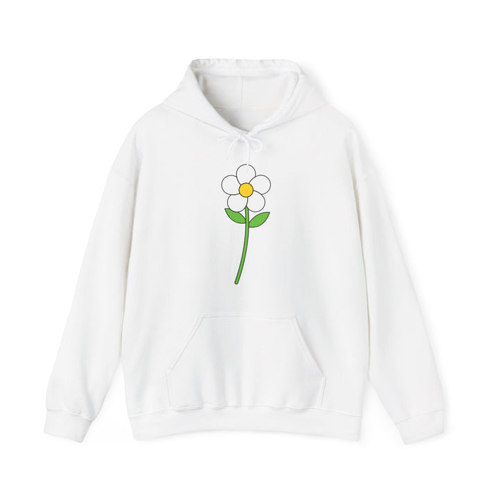 Minimalist Flower Graphic Hoodie