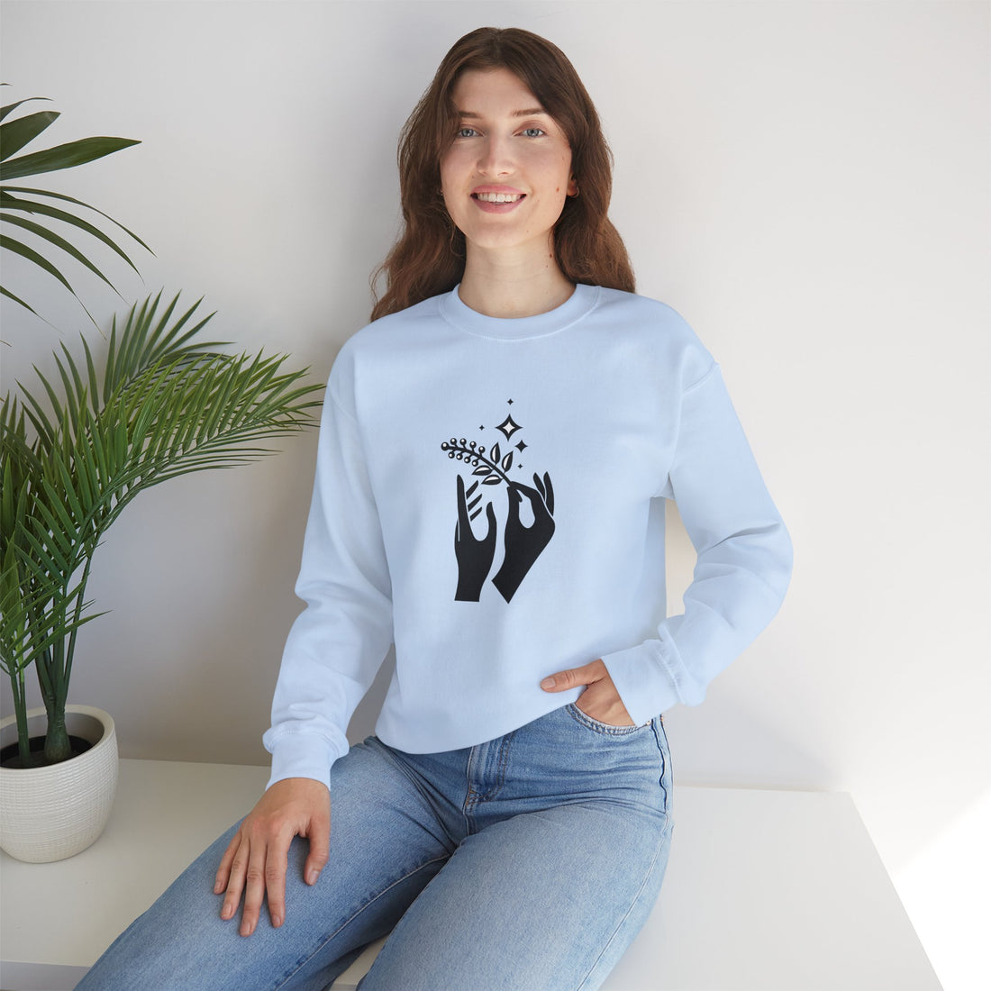 Nature-Inspired Graphic Sweatshirt