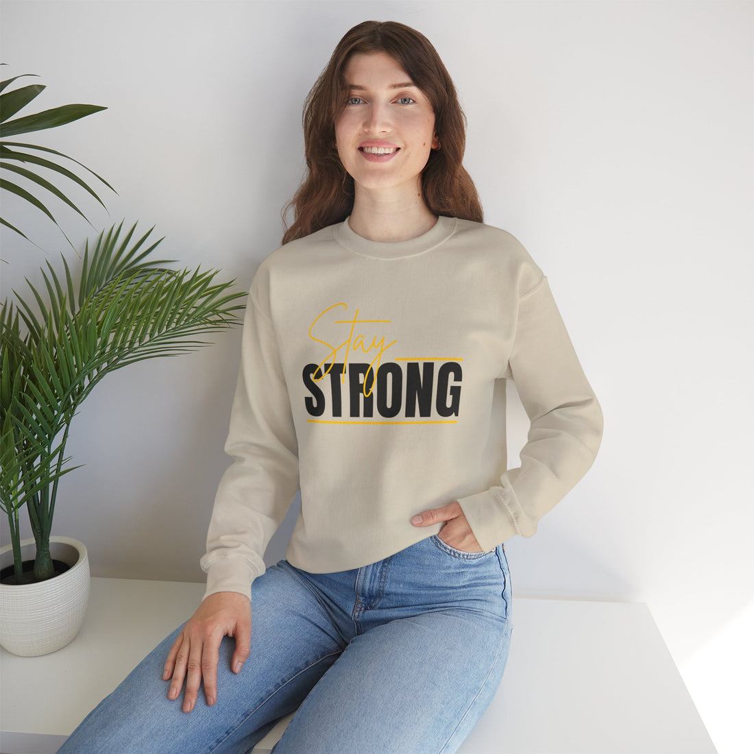 Stay Strong Graphic Sweatshirt