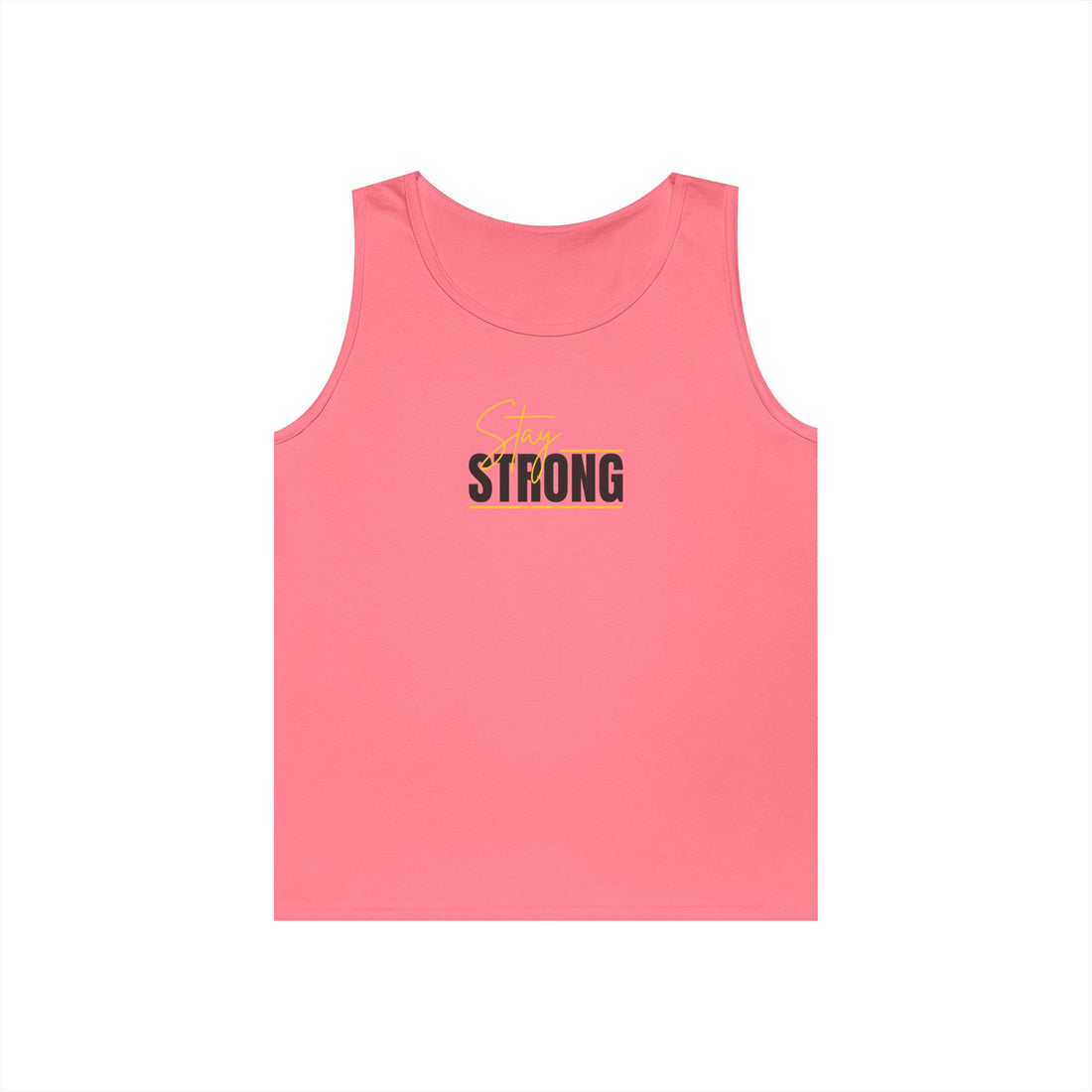 Stay Strong Graphic Heavy Cotton Tank Top