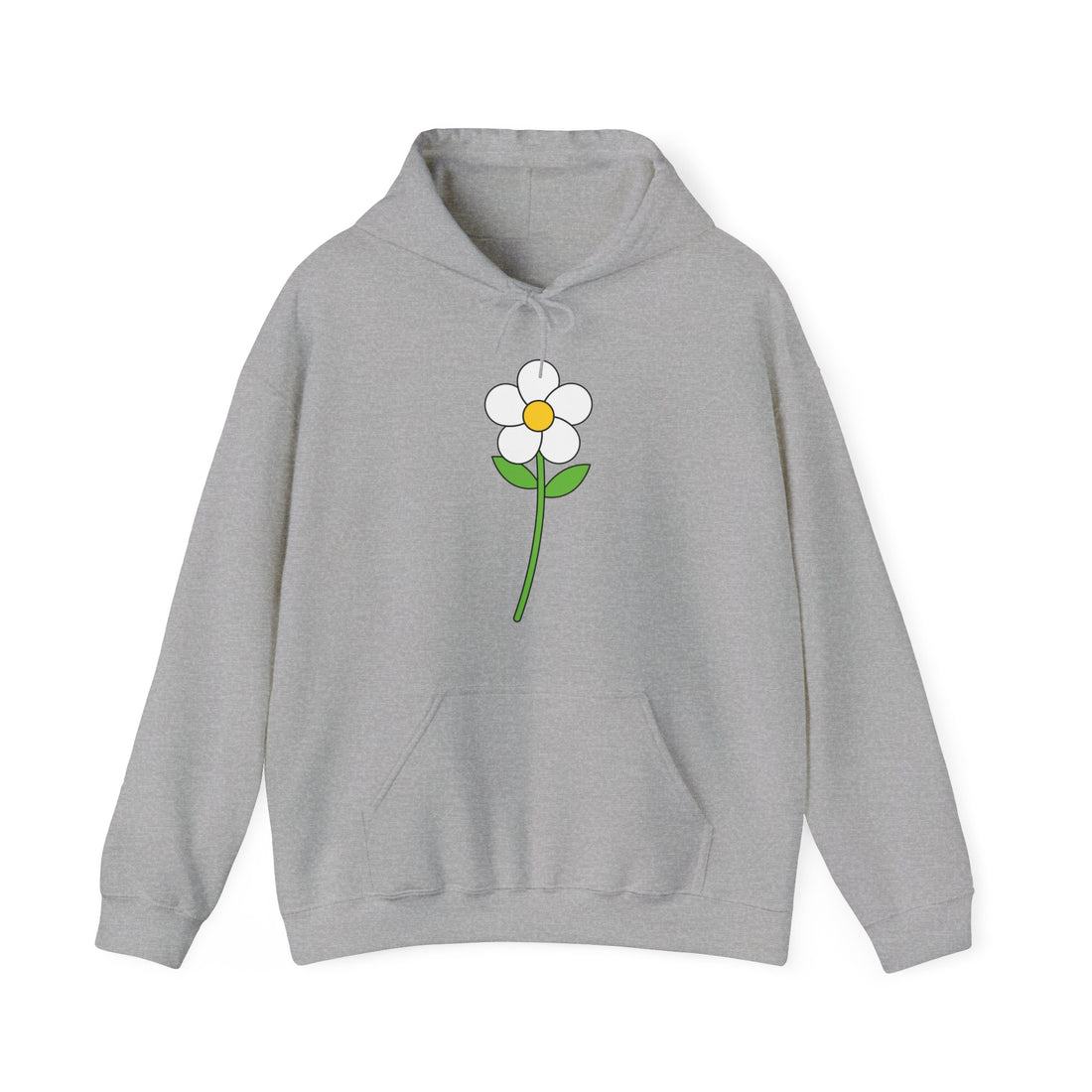 Minimalist Flower Graphic Hoodie