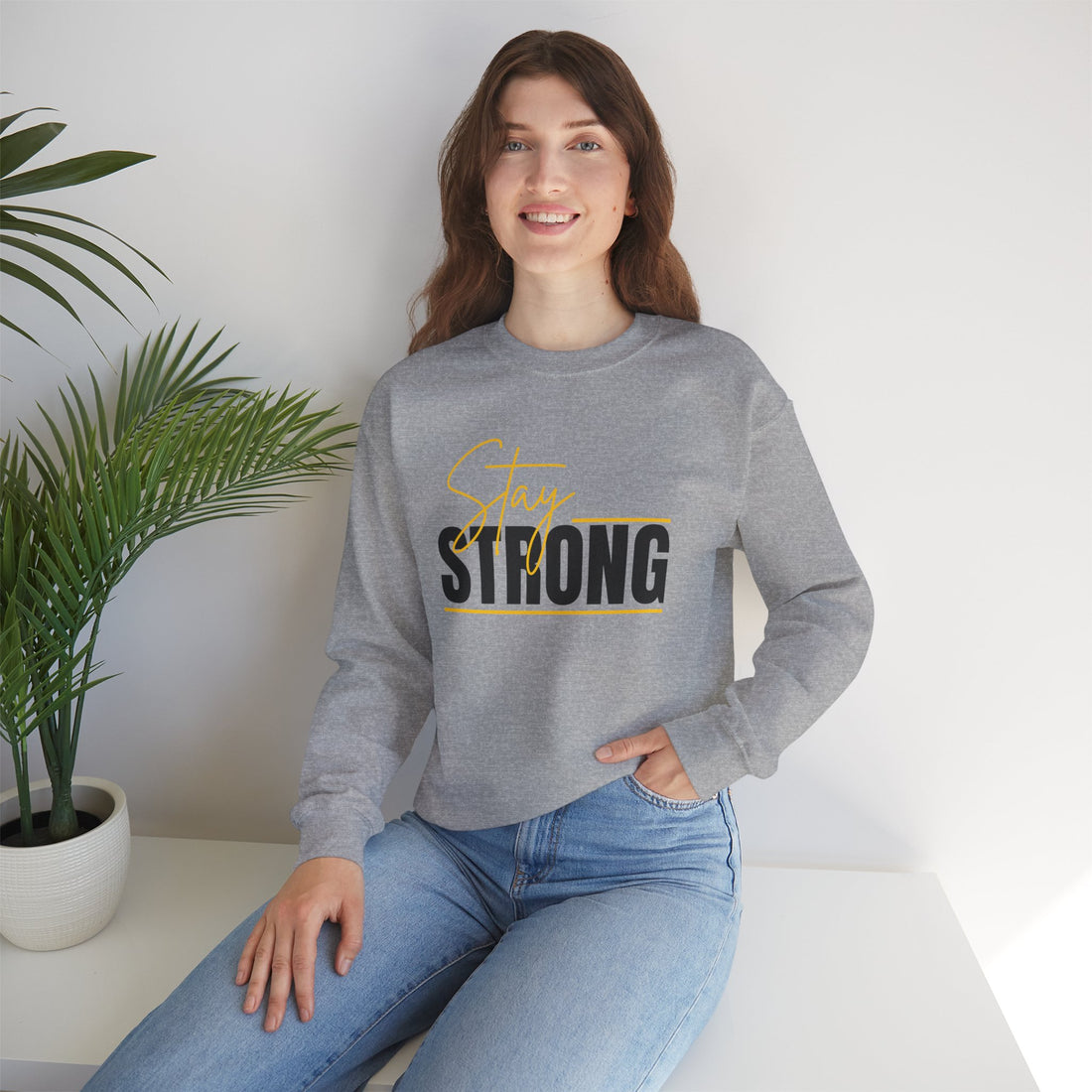 Stay Strong Graphic Sweatshirt