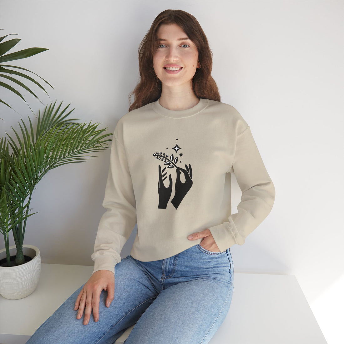 Nature-Inspired Graphic Sweatshirt