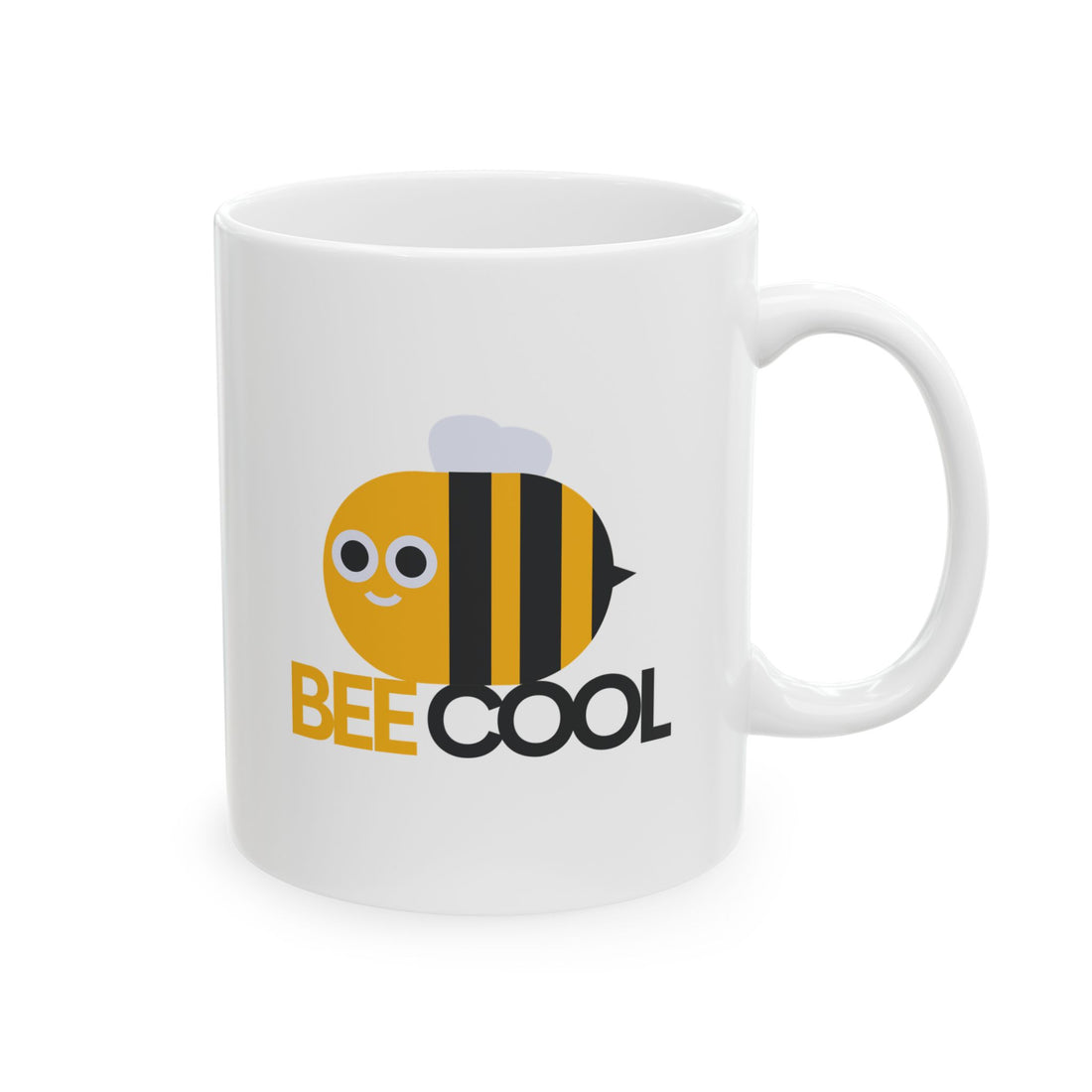 Bee Cool Graphic Ceramic Mug