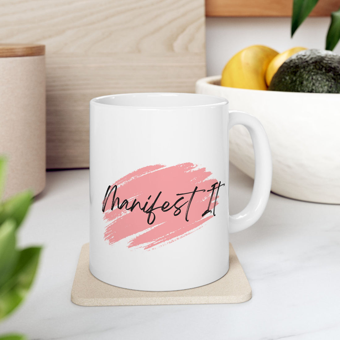 Manifest It Graphic Ceramic Mug