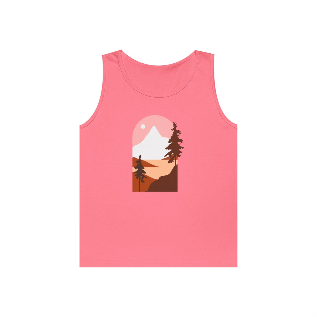 Arched Escape: Scenic Graphic Heavy Cotton Tank Top