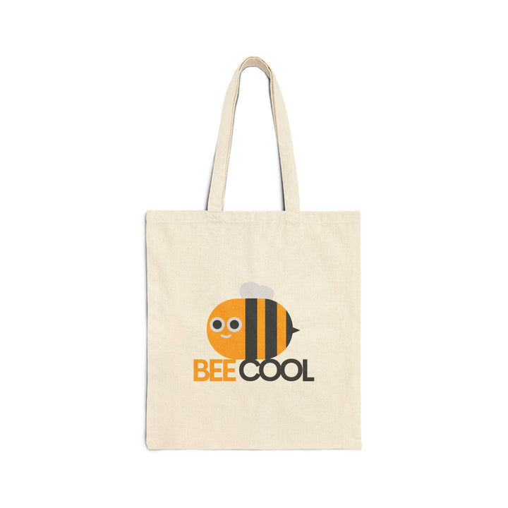 Bee Cool Graphic Cotton Canvas Tote Bag