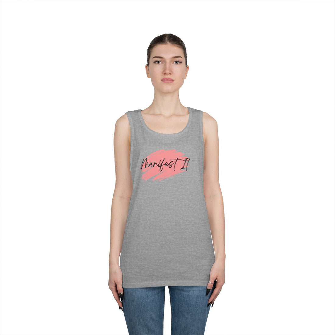 Manifest It Graphic Heavy Cotton Tank Top