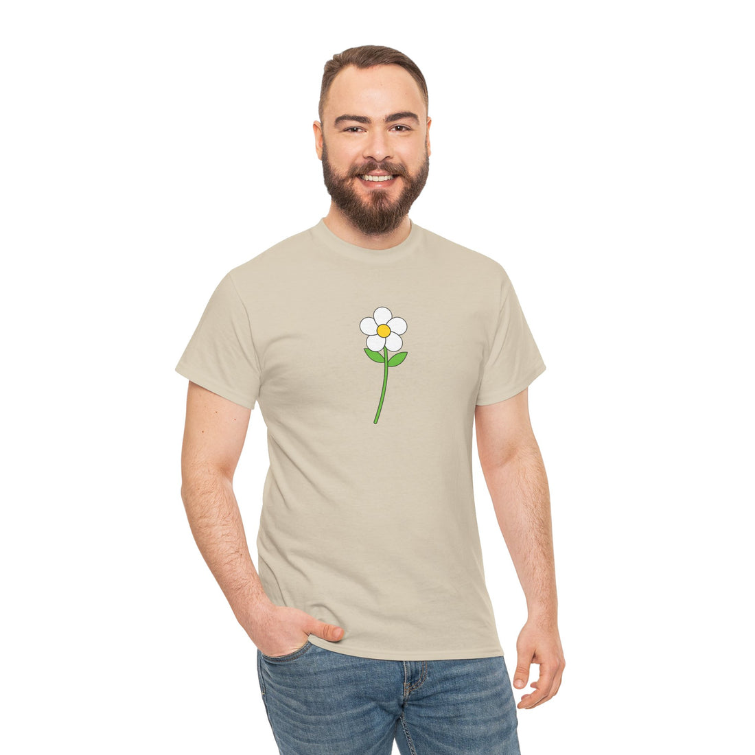 Minimalist Flower Graphic Tee