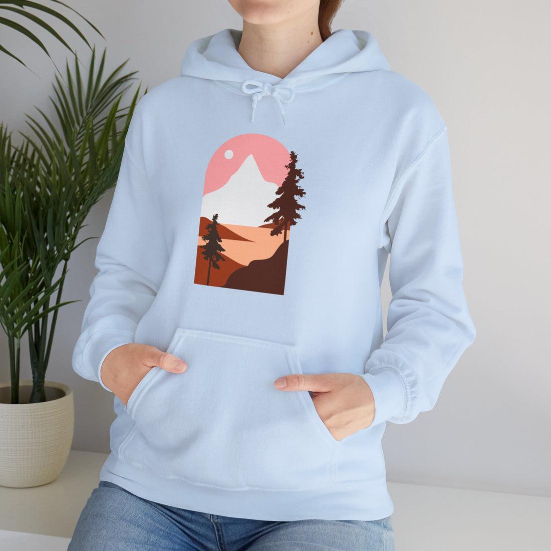 Arched Escape: Scenic Graphic Hoodie