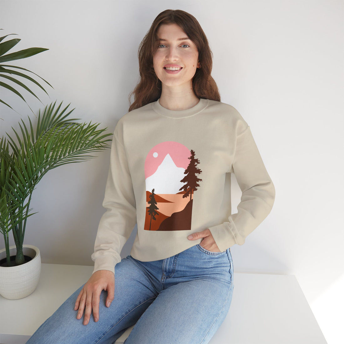 Arched Escape: Scenic Graphic Sweatshirt