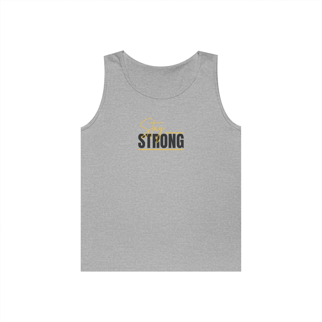 Stay Strong Graphic Heavy Cotton Tank Top