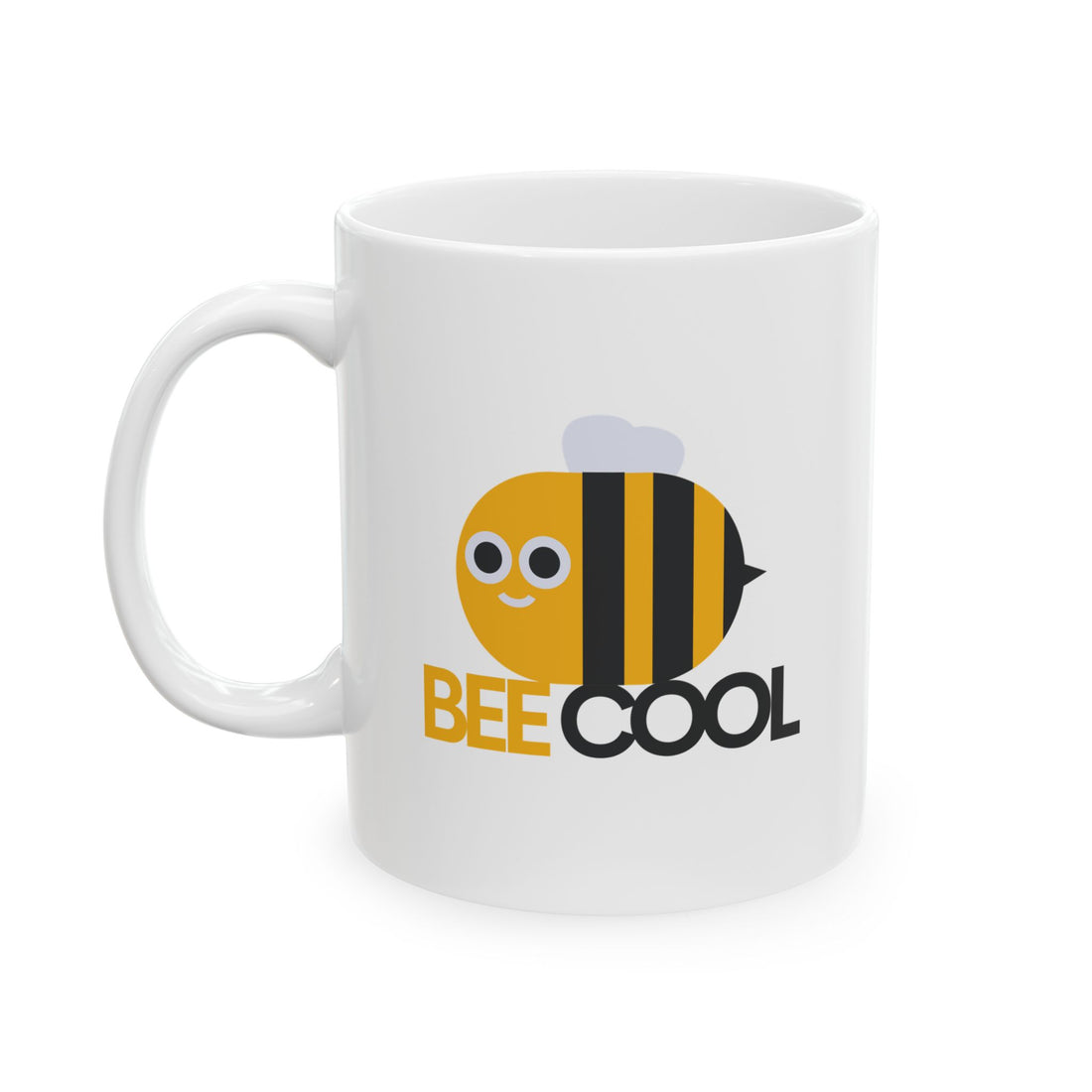 Bee Cool Graphic Ceramic Mug