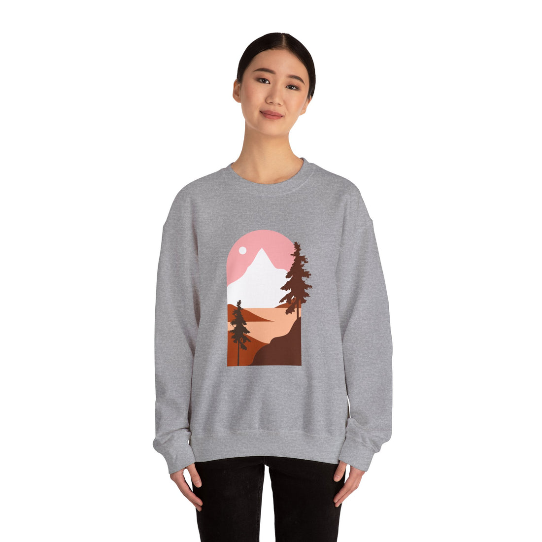 Arched Escape: Scenic Graphic Sweatshirt