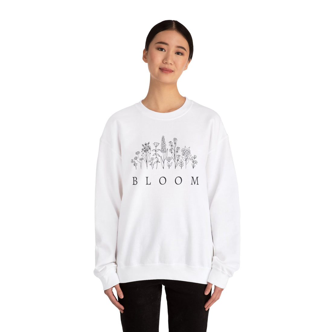 Bloom Flower Graphic Sweatshirt