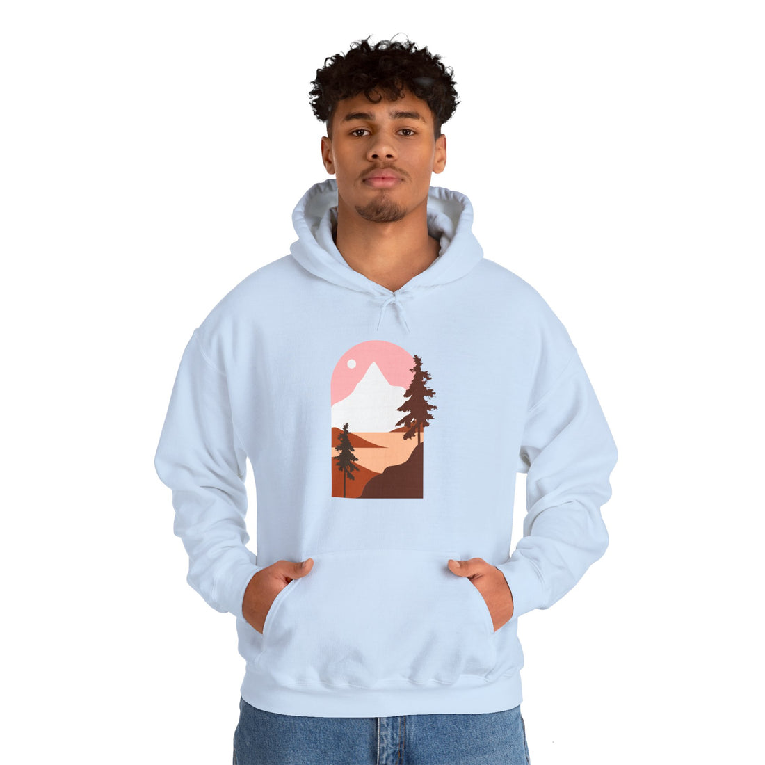 Arched Escape: Scenic Graphic Hoodie