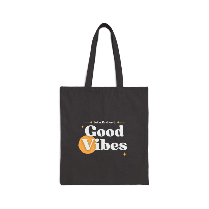 Good Vibes Cotton Canvas Tote Bag