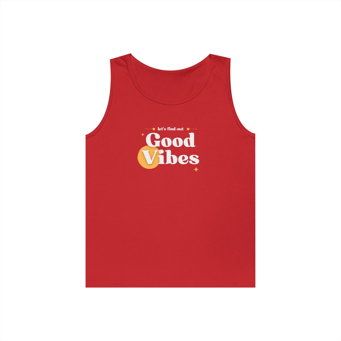 Good Vibes Graphic Heavy Cotton Tank Top