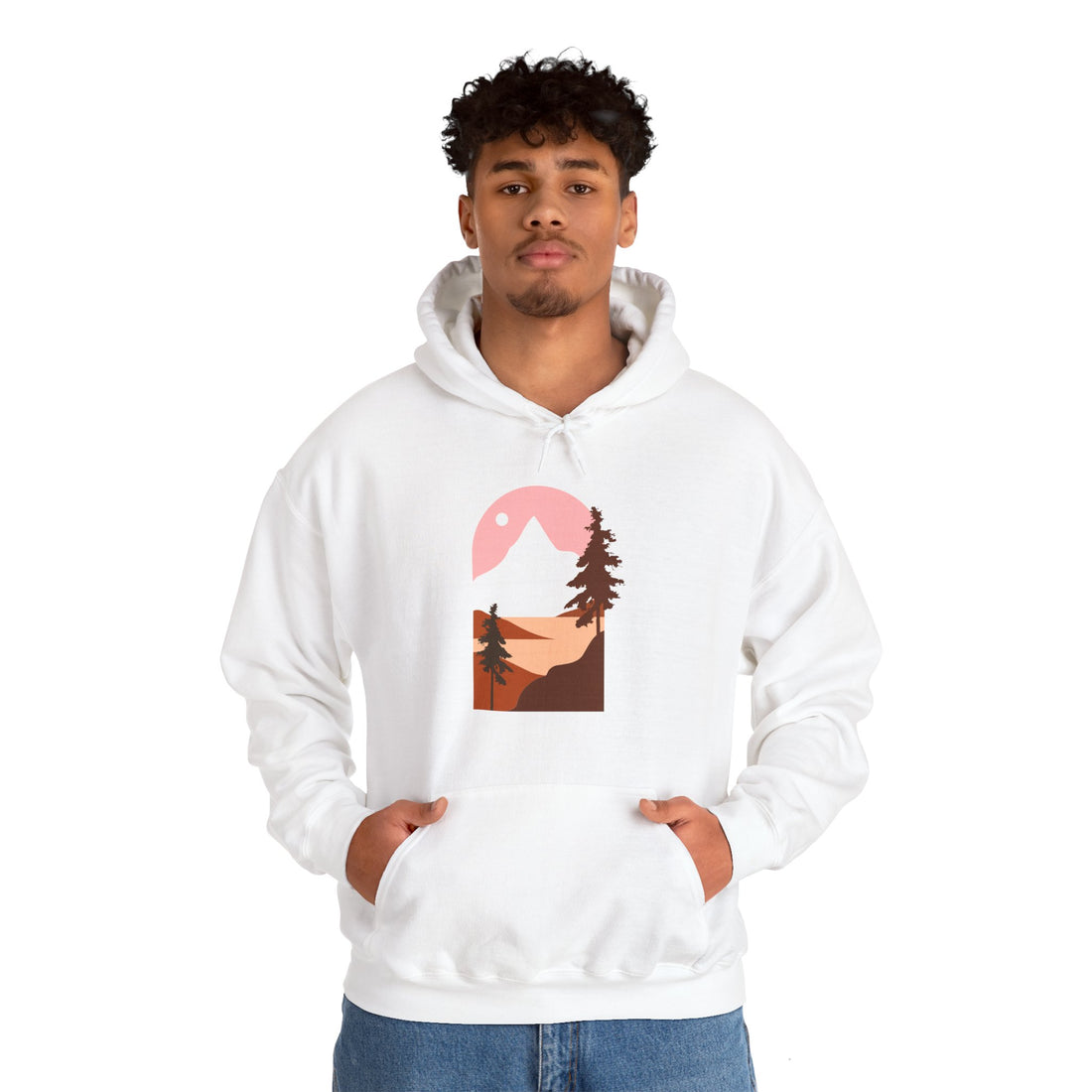 Arched Escape: Scenic Graphic Hoodie