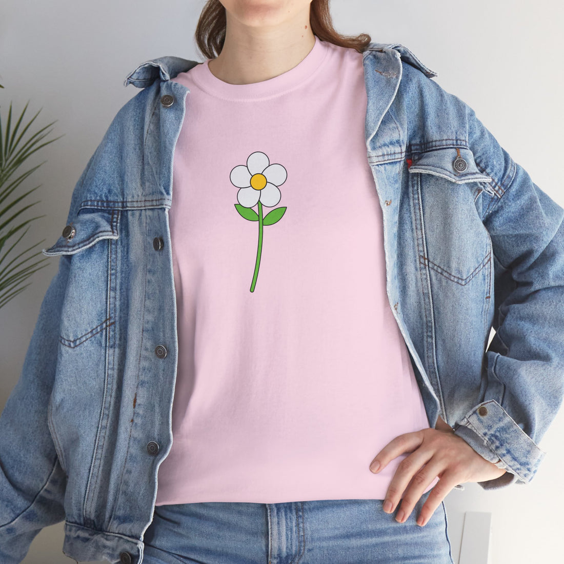 Minimalist Flower Graphic Tee