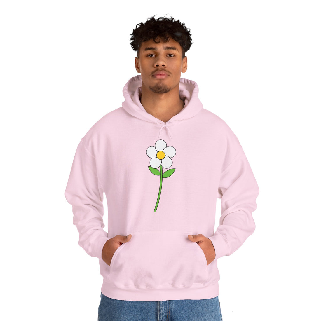 Minimalist Flower Graphic Hoodie