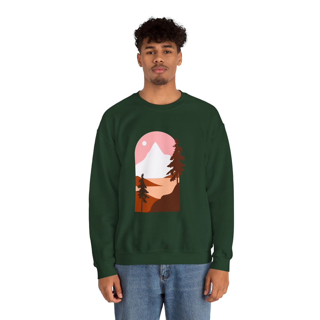 Arched Escape: Scenic Graphic Sweatshirt