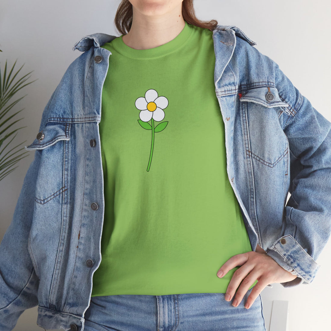 Minimalist Flower Graphic Tee