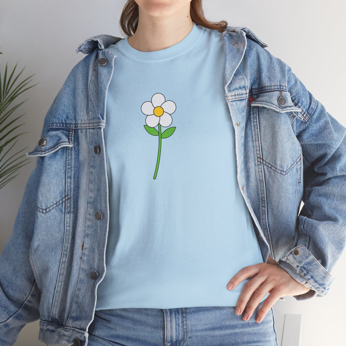 Minimalist Flower Graphic Tee