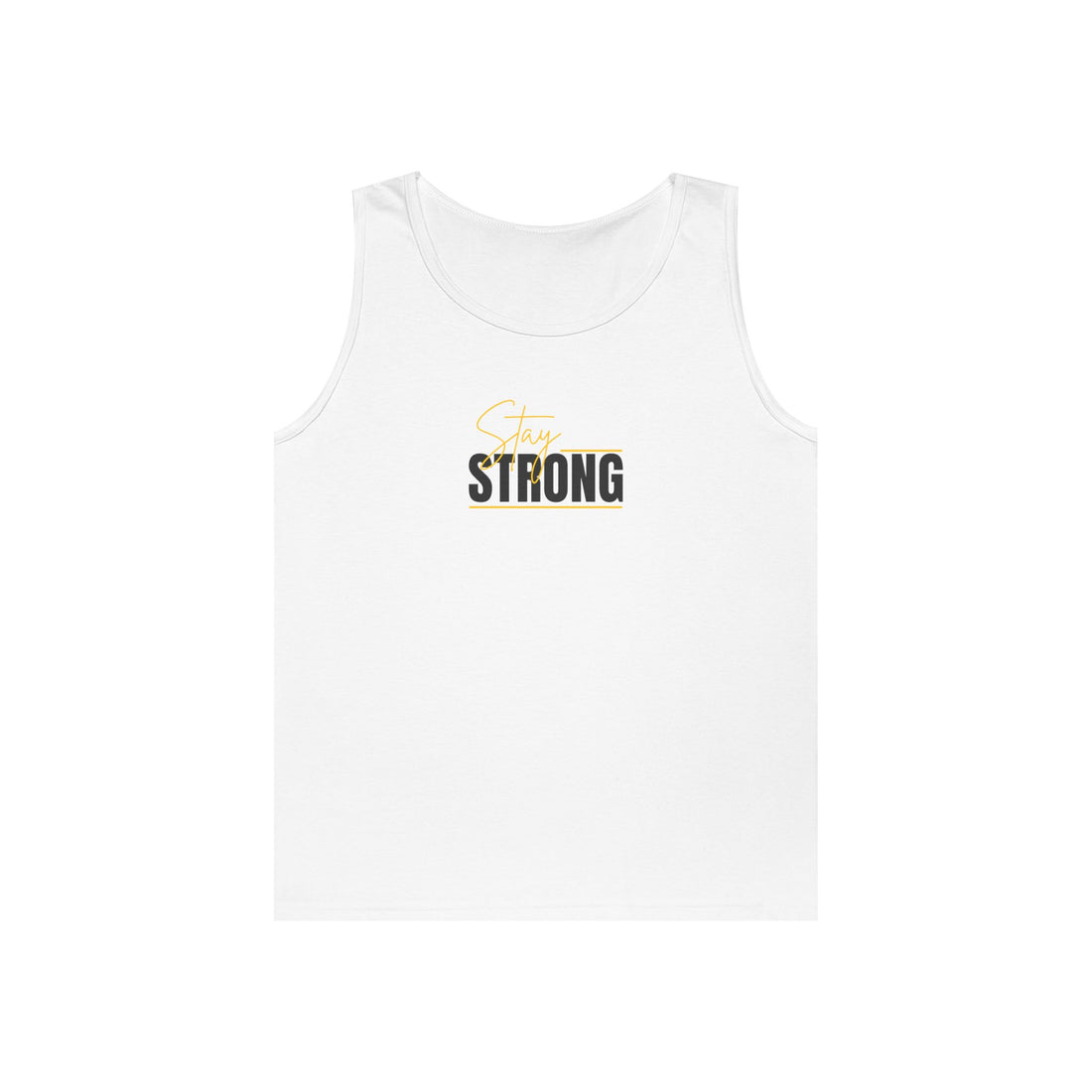 Stay Strong Graphic Heavy Cotton Tank Top